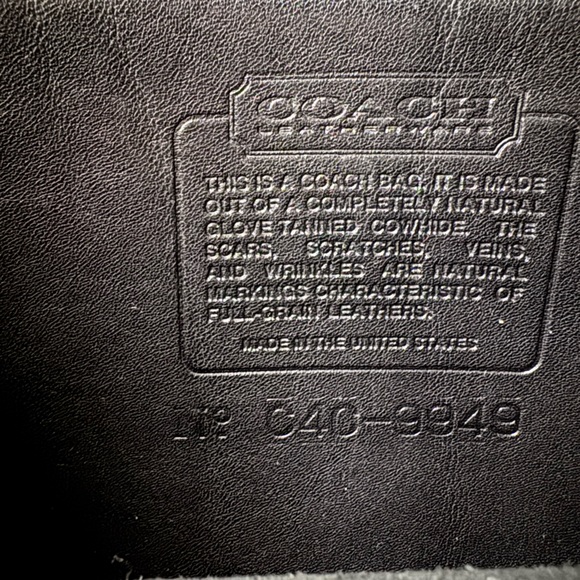 Vintage Coach NYC Saddle Bag - Picture 10 of 11